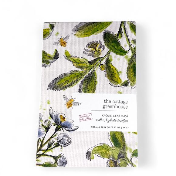 Soothing Kaolin Clay Mask The Cottage Greenhouse 2 oz Margot Elena - Picture 4 of 4